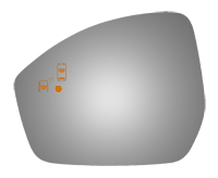 SIDE VIEW MIRROR W BLIND SPOT